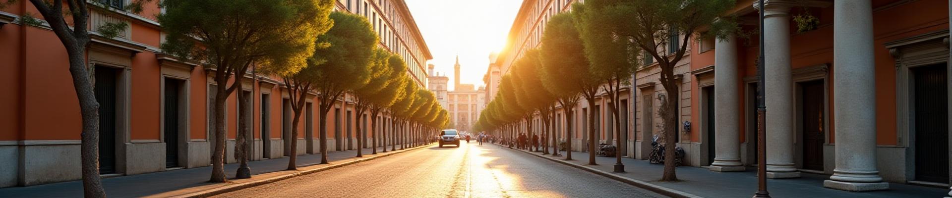 Veduta di Roma zona Via Salaria